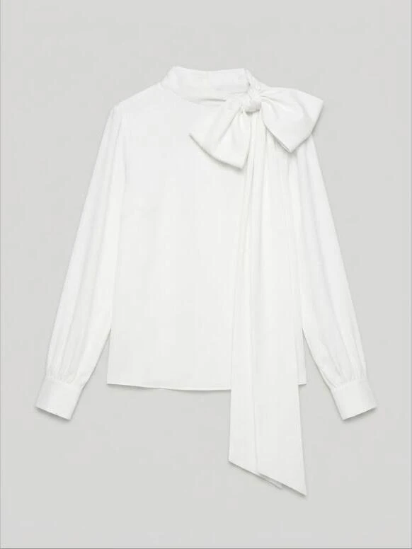 Shoulder Bow Blouse