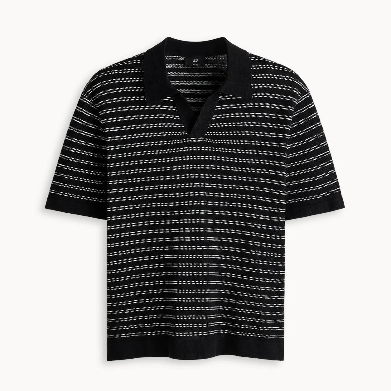 Black & White Polo Shirt