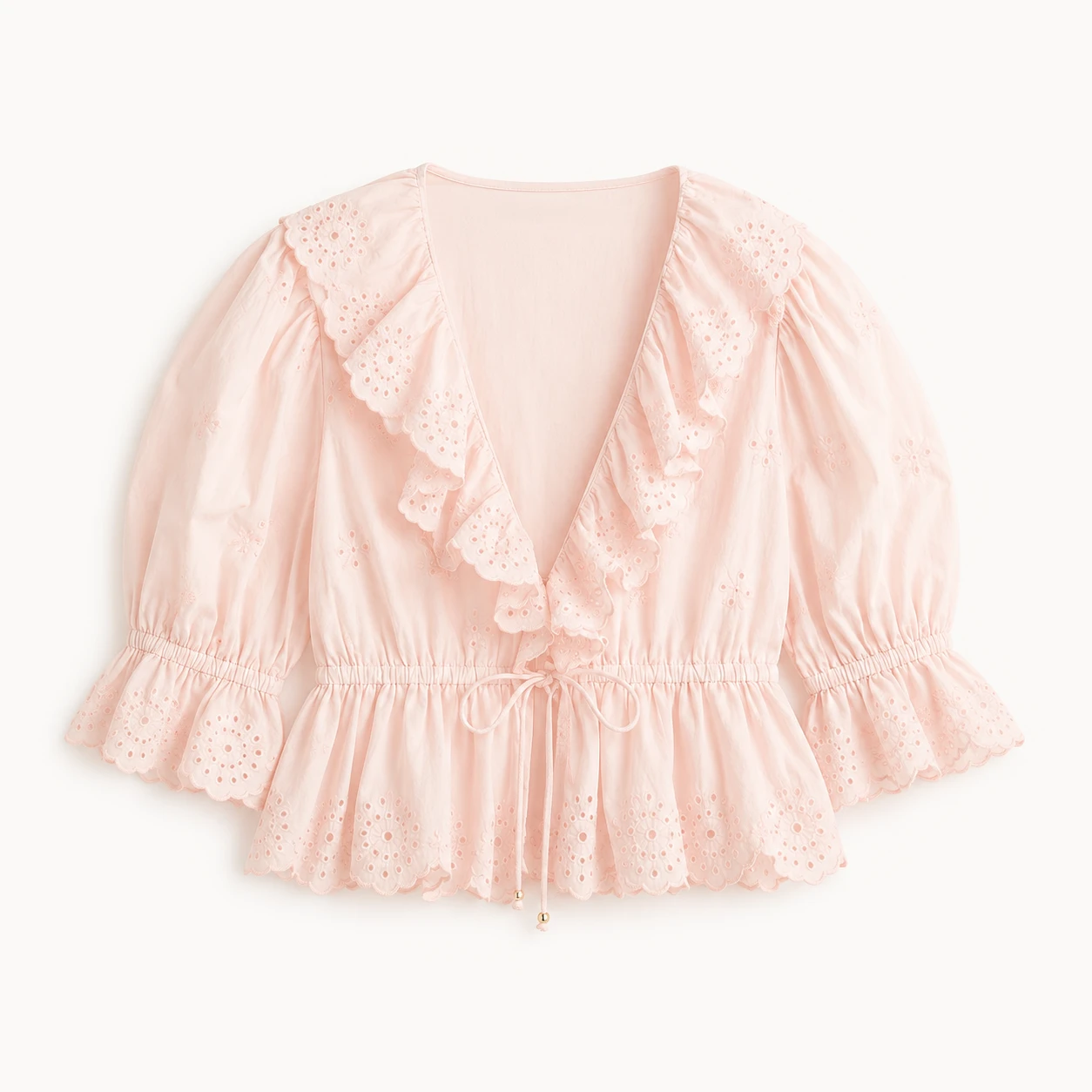 Blouse with English Embroidery