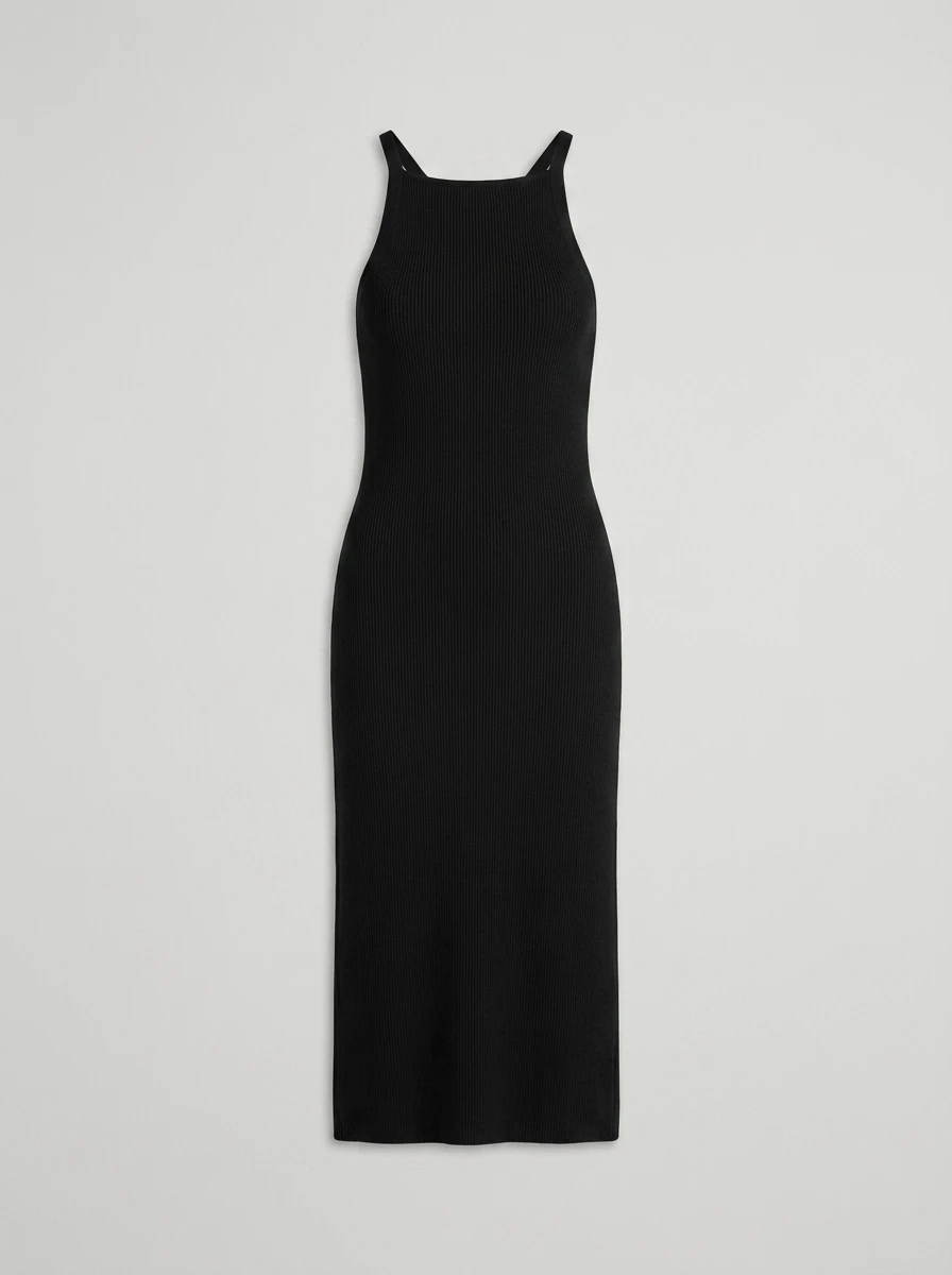 Gianina Knit Dress - Black