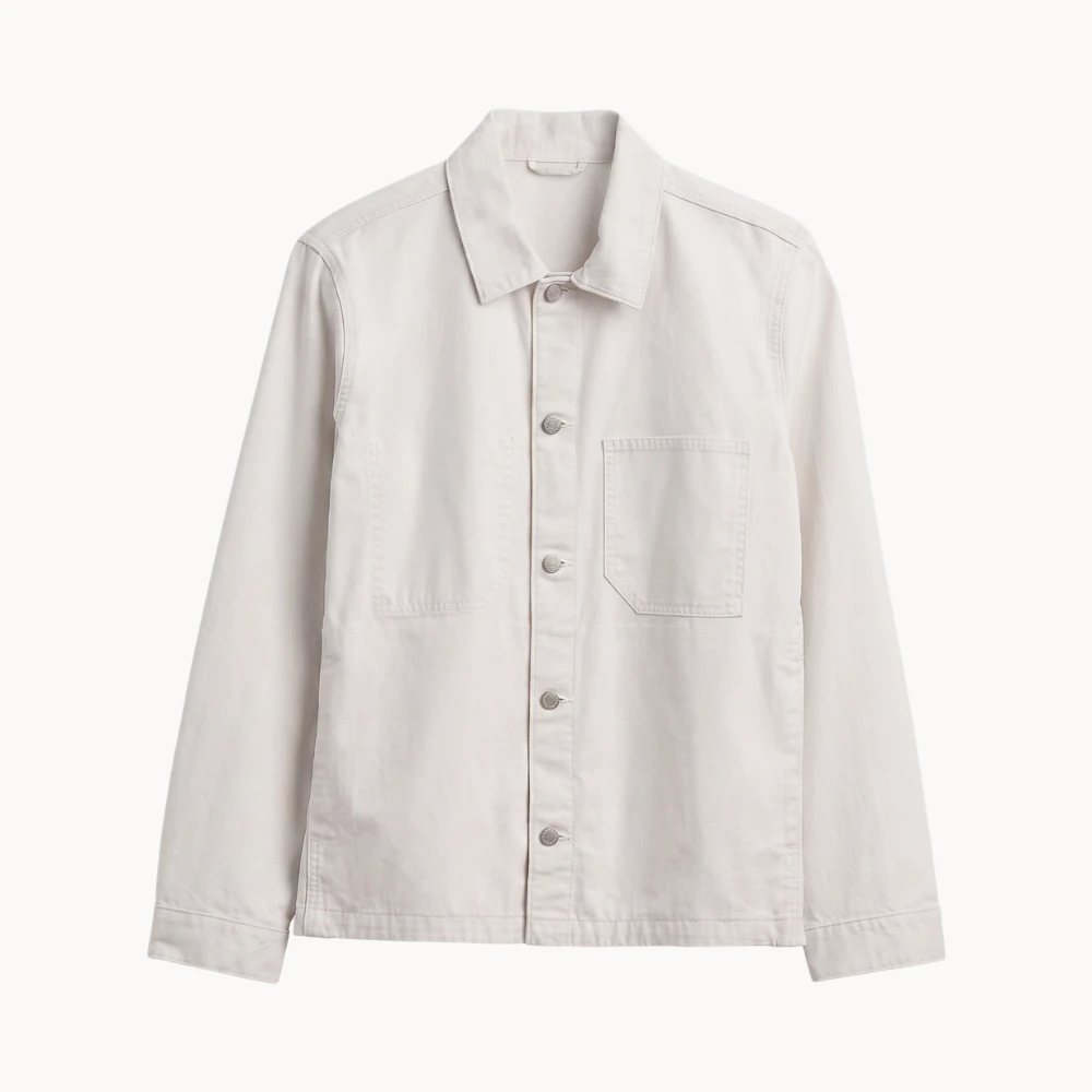 Canvas Relaxed Shirt Jacket