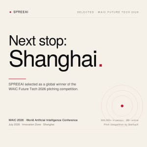 Next Stop, Shanghai: SPREEAI Named a Global Winner of WAIC Future Tech 2026 image
